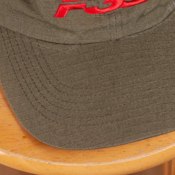 Lockheed Martin F35 Jet Fighter Ripstop Cotton Hat in Olive Drab - Picture 4 of 6